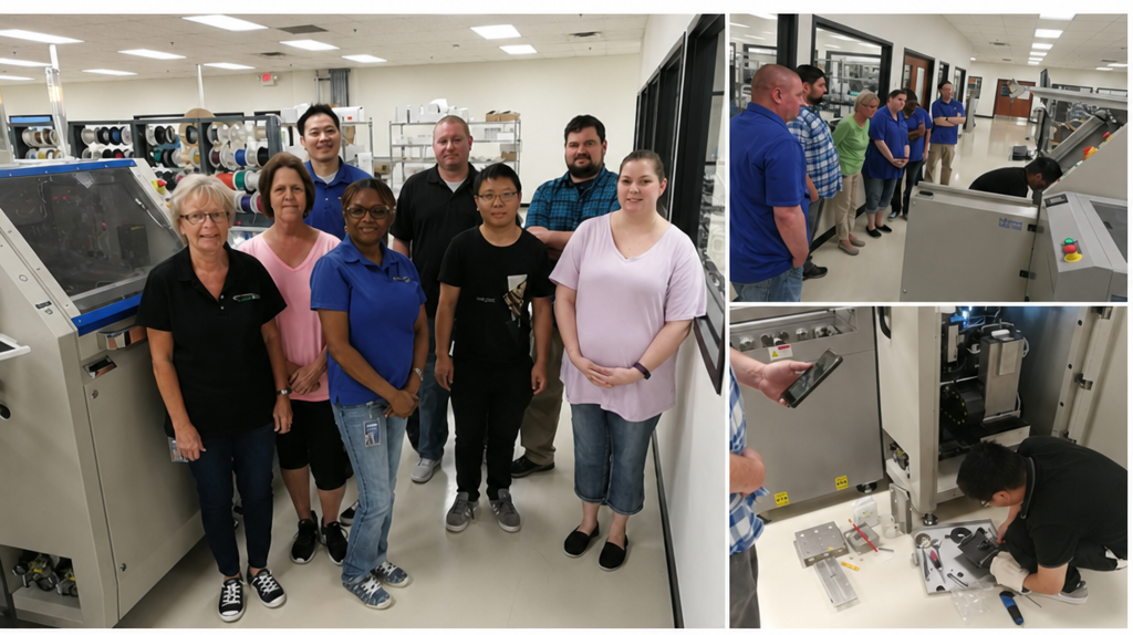 LEX-352 Online Selective Soldering Machine Installation Training