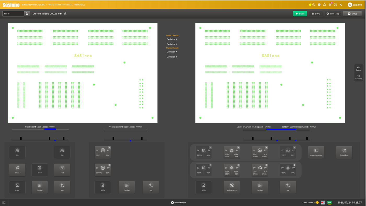 User-friendly operation interface screen
